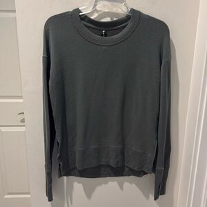 Athleta Pullover Sweatshirt gray Oversized size XXS